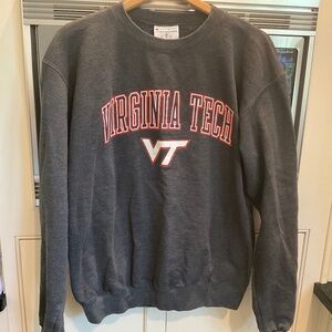Virginia Tech Sweatshirt.  Size medium.  Champion